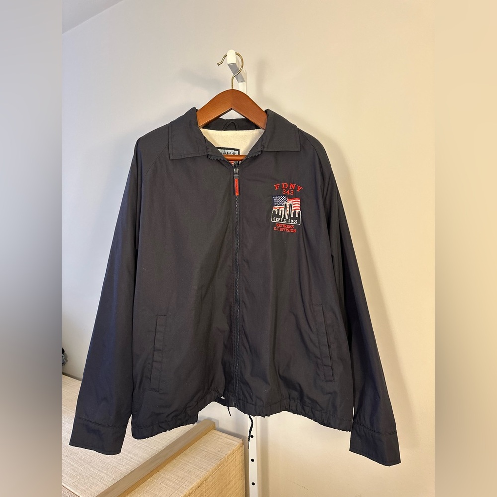 FDNY 9/11 Memorial Varsity Jacket in Size XL